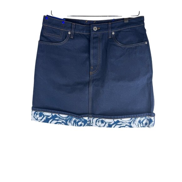 Burberry Women's Blue Heavyweight Denim Cotton Mini Skirt US 10 UK 12 EU 44 - Picture 3 of 16